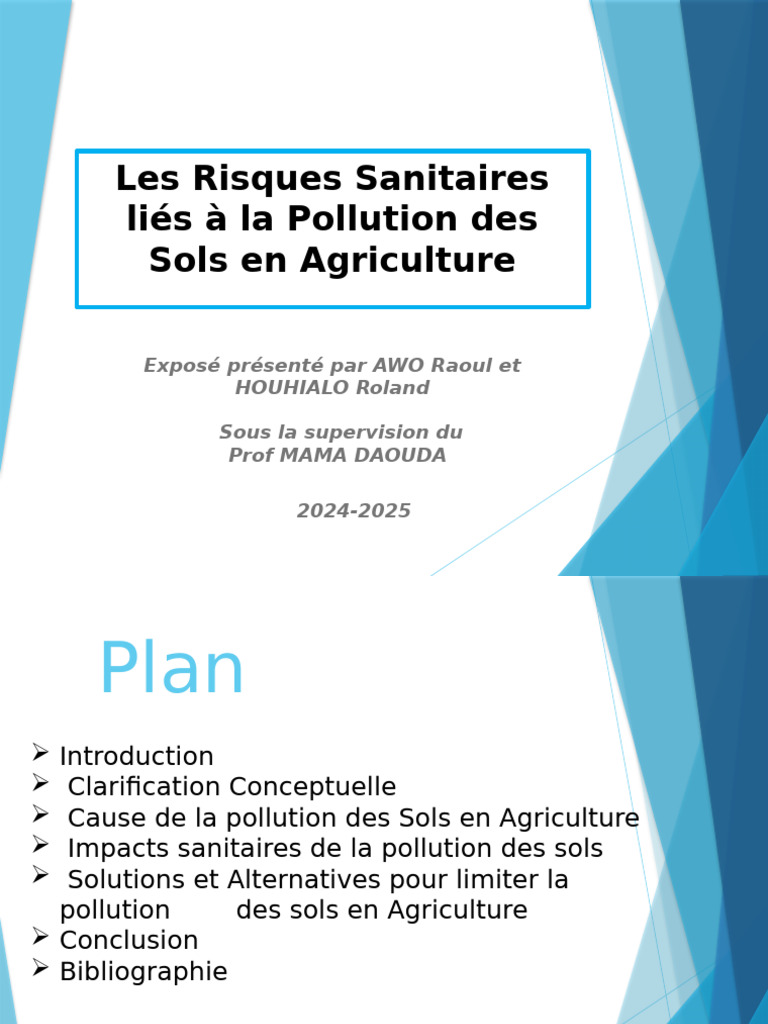 Risques sanitaires de la pollution des sols | PDF | la pollution | Sol ...