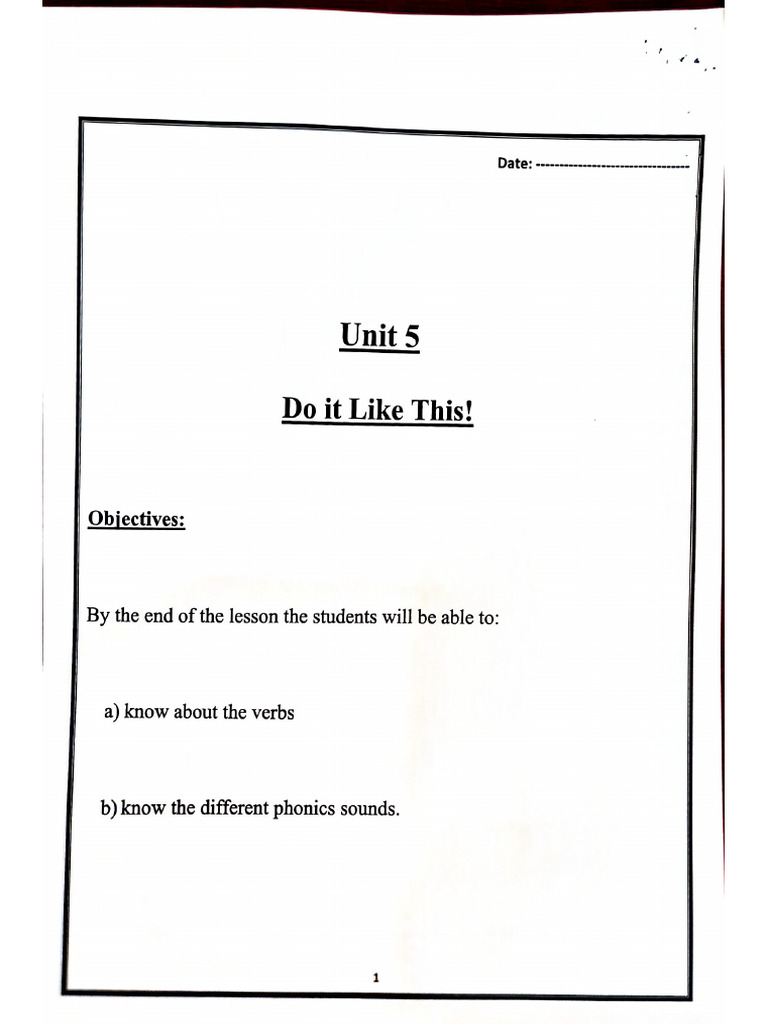 English 2nd Term Booklet | PDF