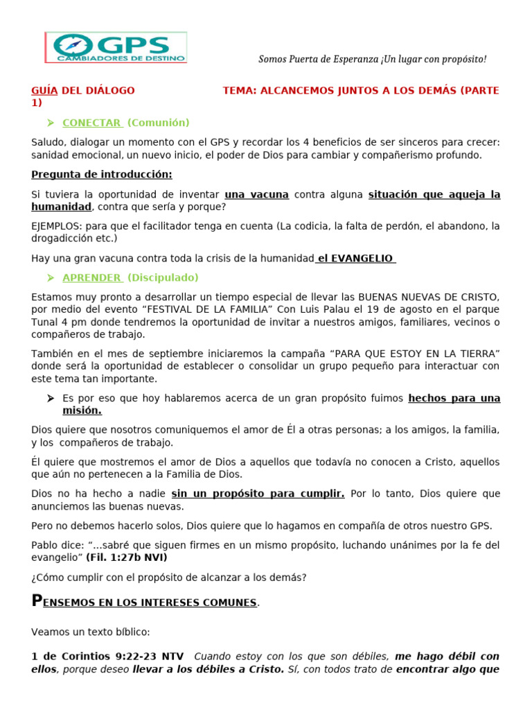 Alcancemos Juntos A Los Demás 1 | PDF | Cristo (título)