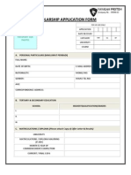Yayasan Proton 2012 Application Form
