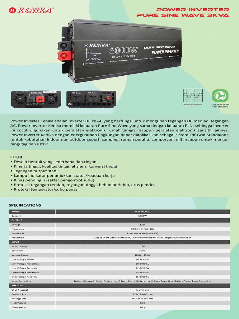 PSW 3000-12 | PDF