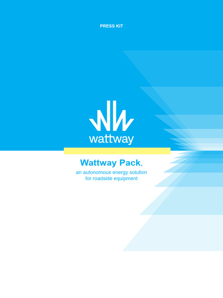 Wattway Pack: Autonomous Energy Solution | PDF | Photovoltaics | Road
