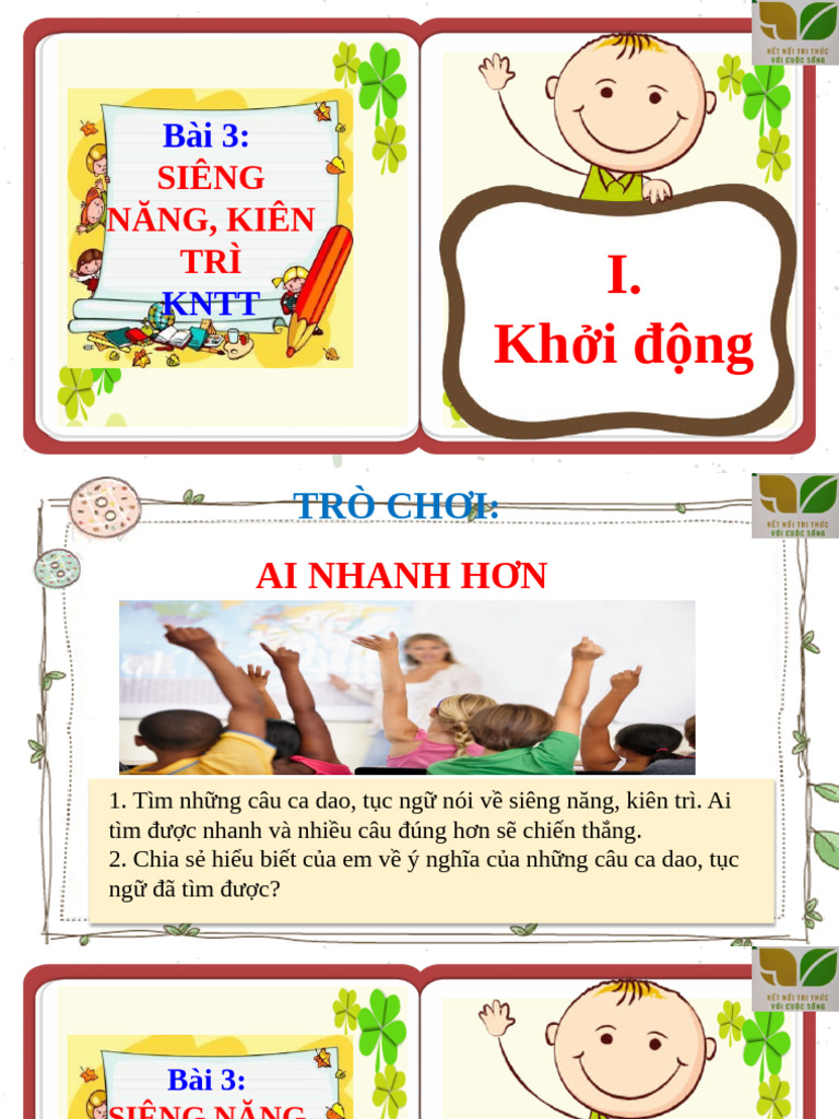Bài 3 - Siêng Năng, Kiên Trì | PDF