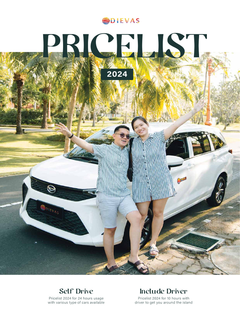 Rental Car Price List 2023 | PDF | Motor Vehicle Manufacturers Of Japan ...