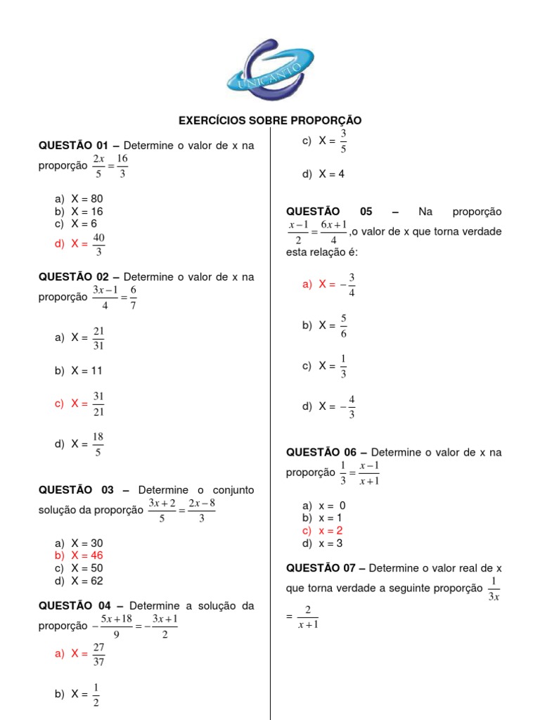 Exercício - Proporção