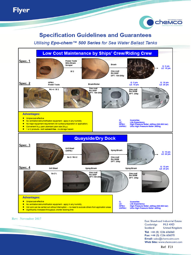 Flyer - Specification Guidelines and Guarantees | PDF