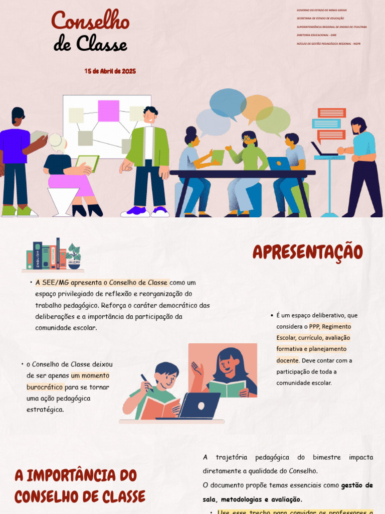 Diretrizes para o Conselho de Classe | PDF | Pedagogia | Educação Especial