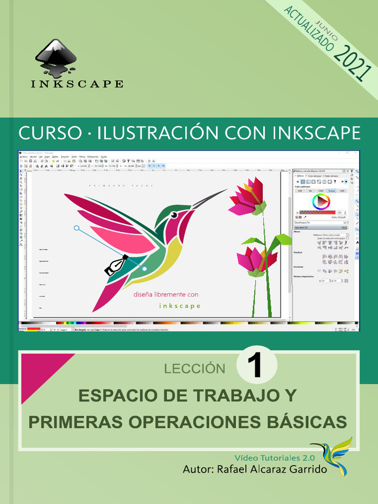 Guía Básica de Inkscape: Interfaz y Herramientas | PDF | Botón ...