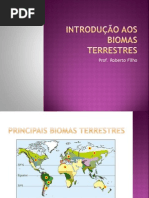 Introdução aos biomas terrestres