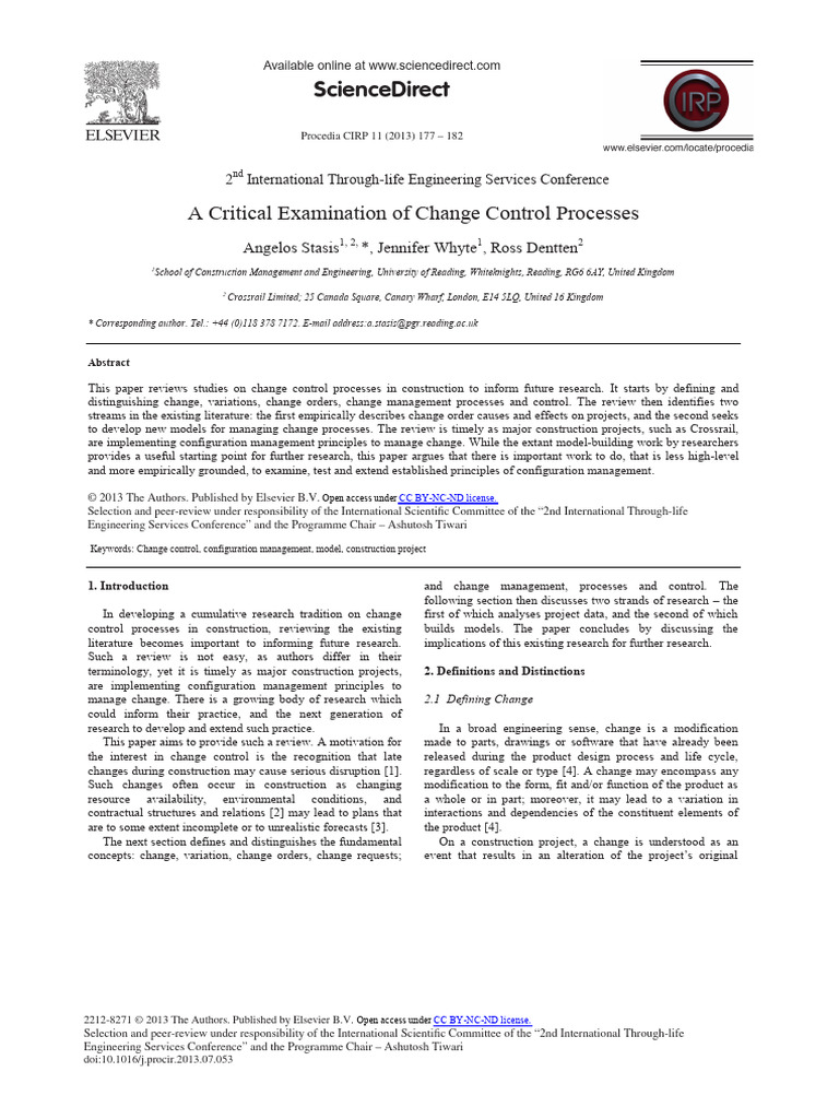 1 s2.0 S2212827113005271 Main | PDF | System | Conceptual Model