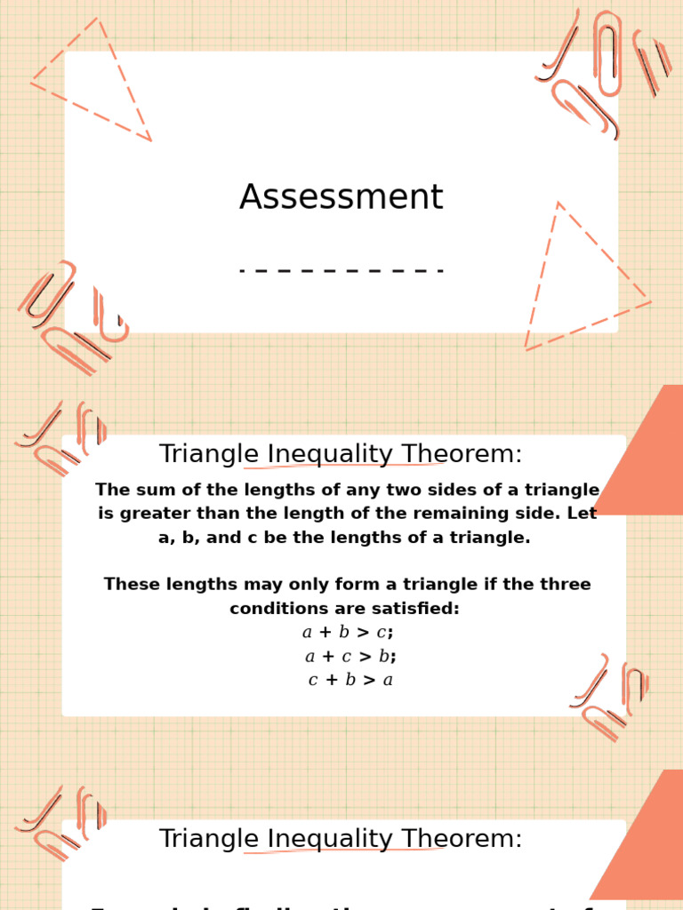 Triangle Inequality Theorem Explained | PDF | Triangle | Euclidean ...