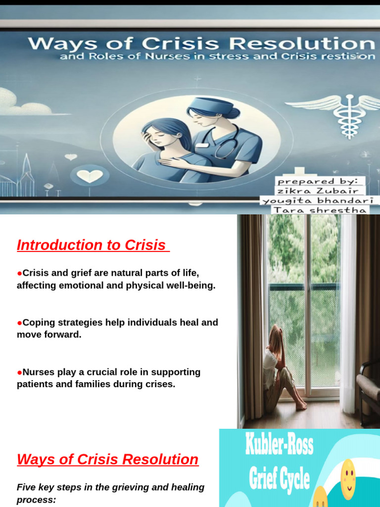 Nurses' Role in Crisis and Grief Support | PDF | Grief | Mental Health