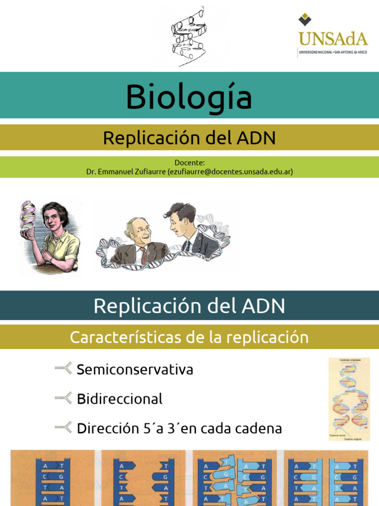 4ta Clase Teorica | PDF | Replicación De Adn | Adn