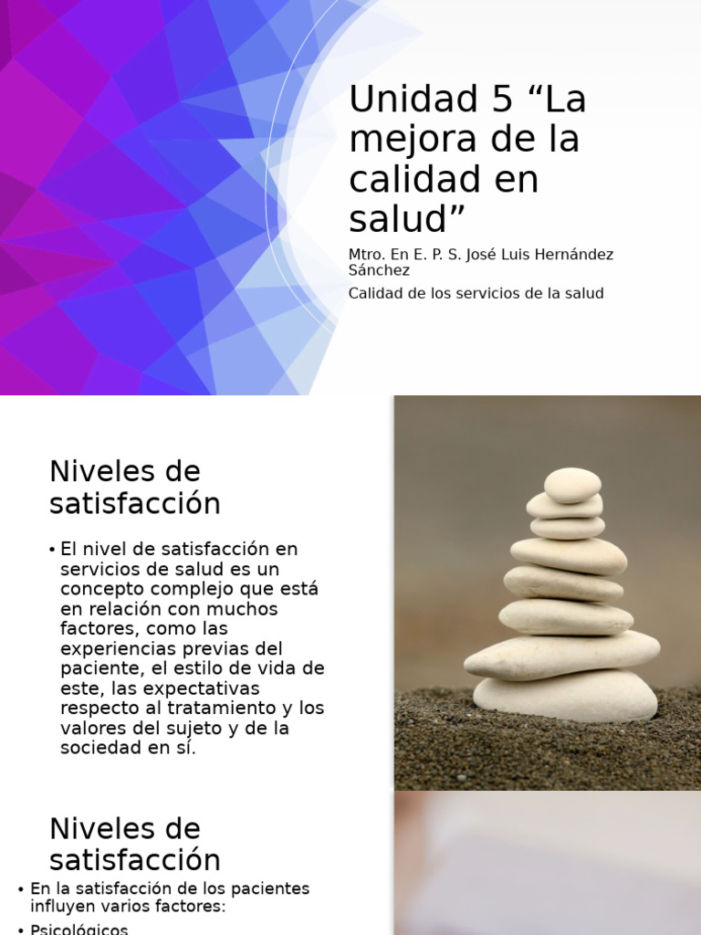 Mejora de la Calidad en Salud | PDF | Optimización Matemática | Cuidado ...