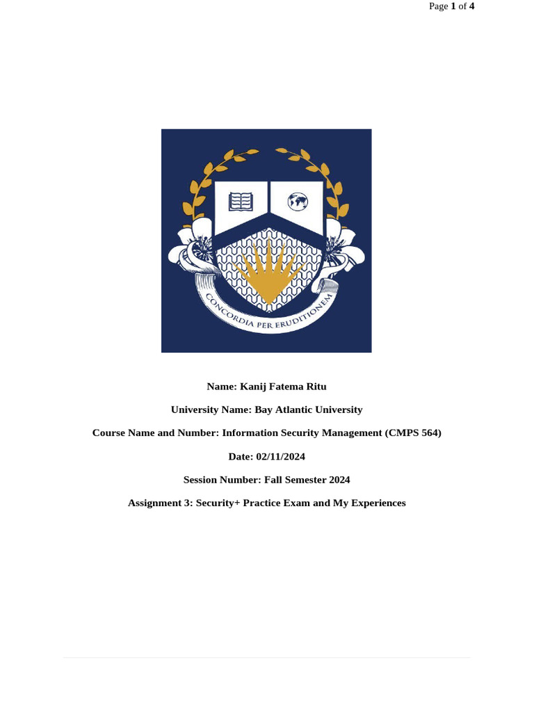 Security+ Exam Experience and Insights | PDF
