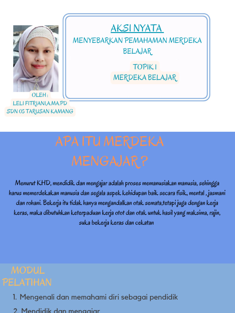 Menyebarkan Pemahaman Merdeka Belajar | PDF