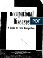Gafafer, Ed, Occupational Diseases Guide: A Guide To Their Recognition 1966