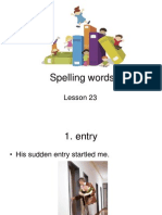 Spelling Words23