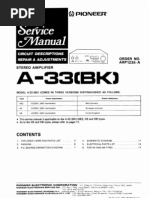 Download Pioneer A-33 by Rumen Markoff SN86969253 doc pdf