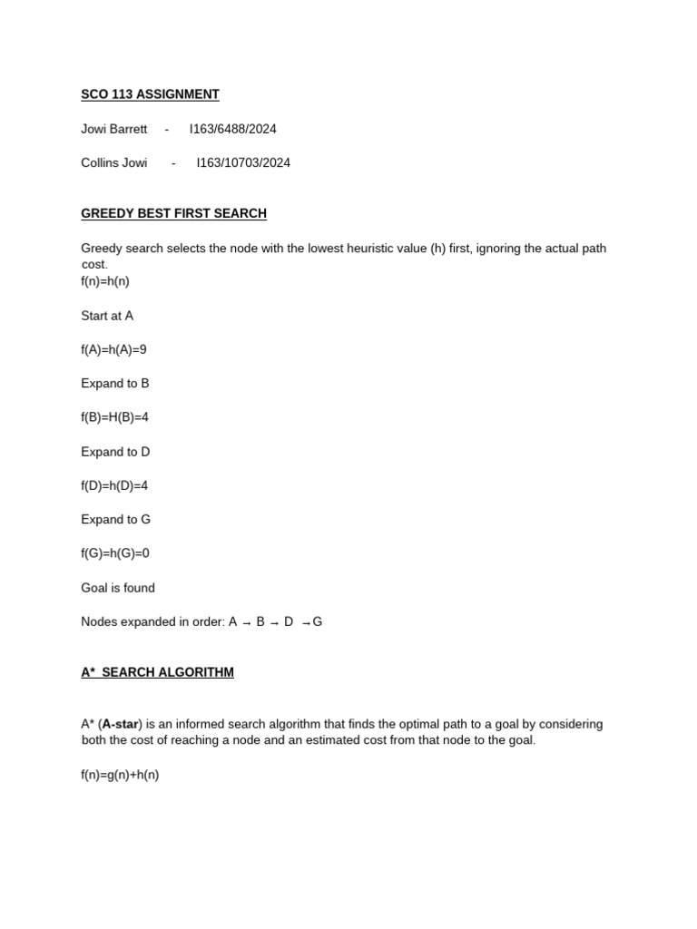 SCO 113 Assignment | PDF