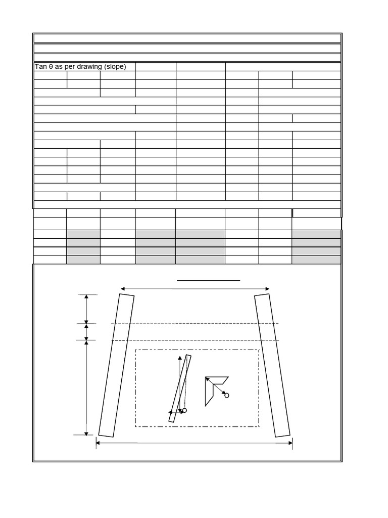 132 kV Tower Foundation Drawing Details | PDF