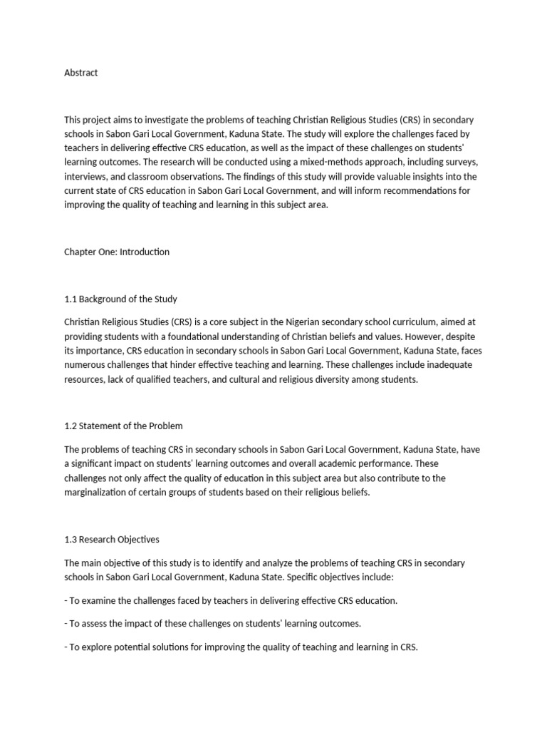 Abstract Linus Project | PDF | Teachers | Methodology