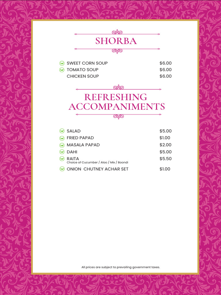 Moghul Menu: Curries & Kebabs | PDF | Kebab | Curry