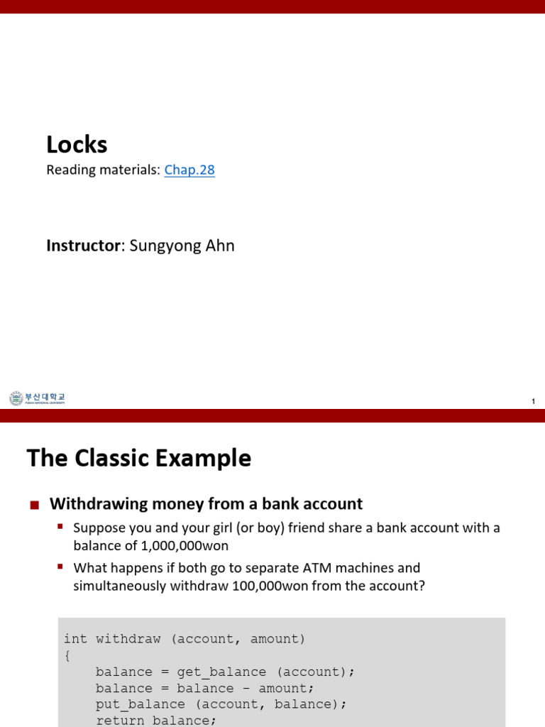 Understanding Locks in Concurrency | PDF | Computer Science | Software ...