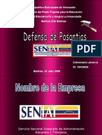 Defensa de Pasantias (Jenorca) Seniat