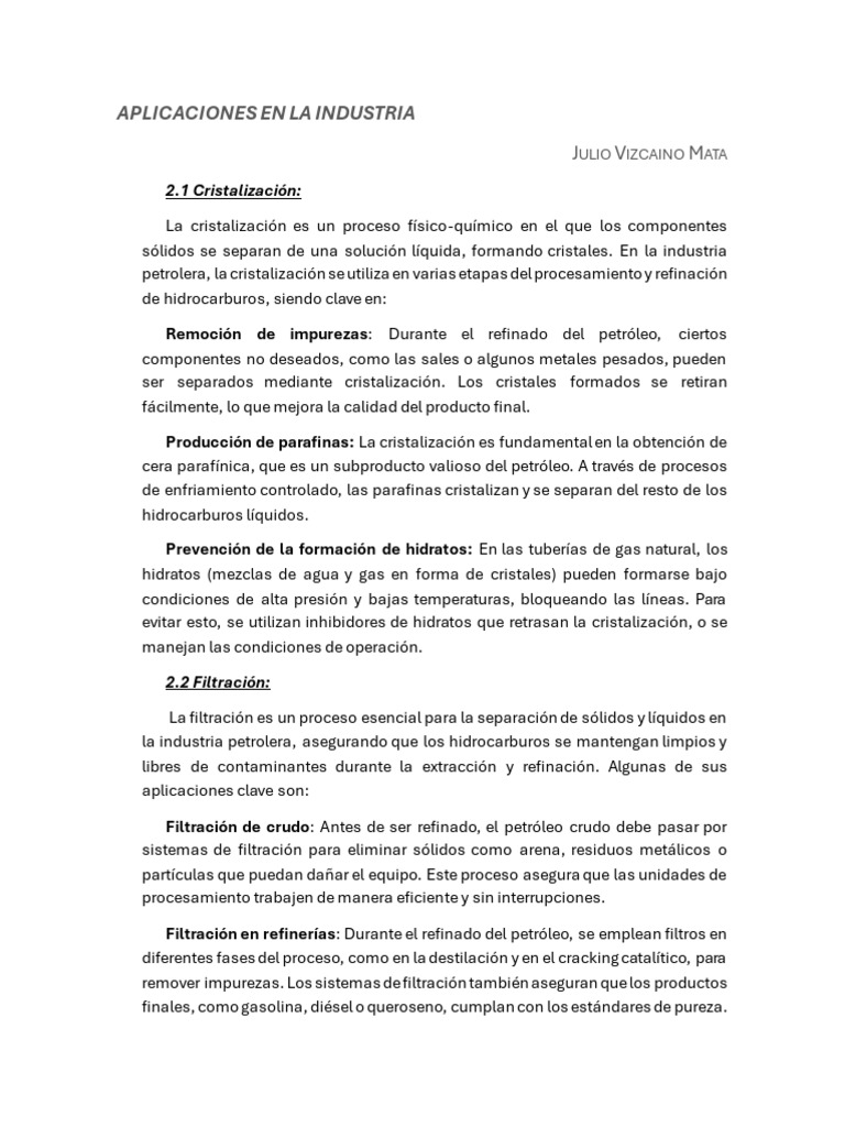 Procesos Clave en la Industria Petrolera | PDF | Petróleo | Refinería ...
