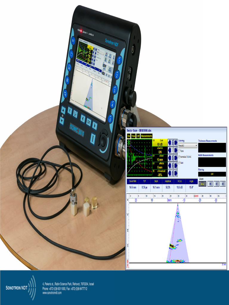 Isonic Pa Sector Scan Zirconia Inspection | PDF