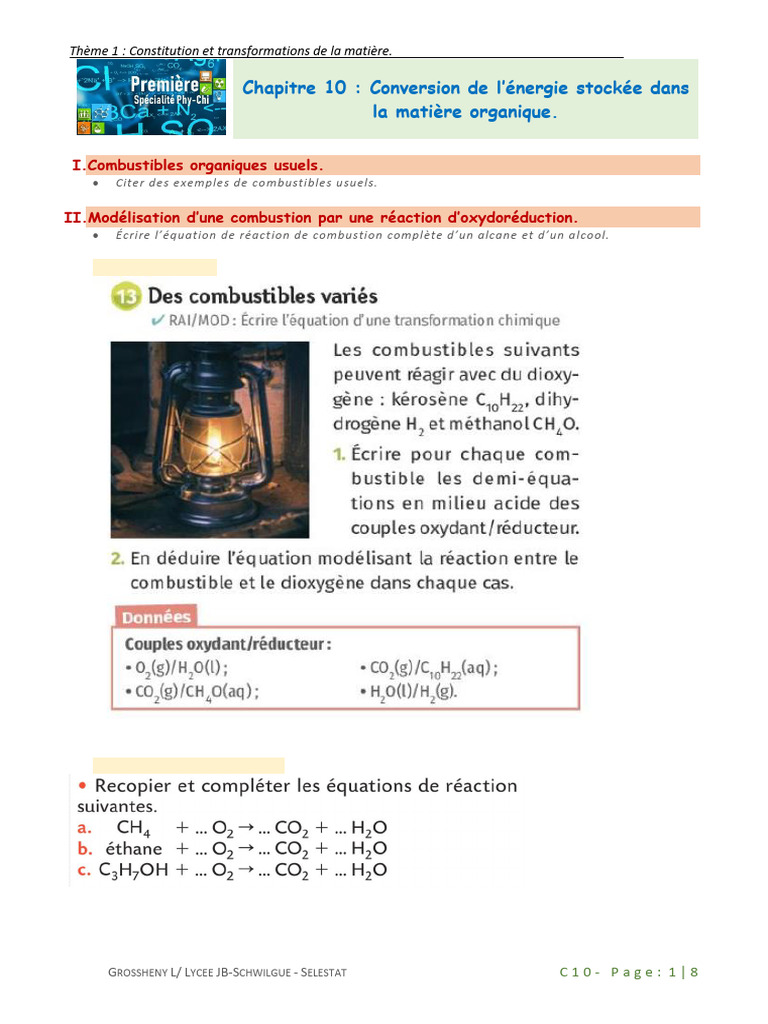 Combustion et énergie des combustibles | PDF | Saccharose | Bioéthanol