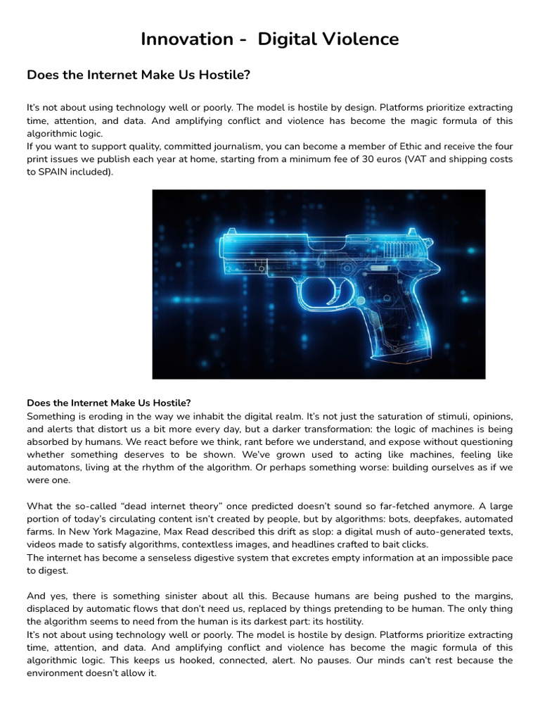 The Hostility of Digital Innovation | PDF | Behavioural Sciences ...