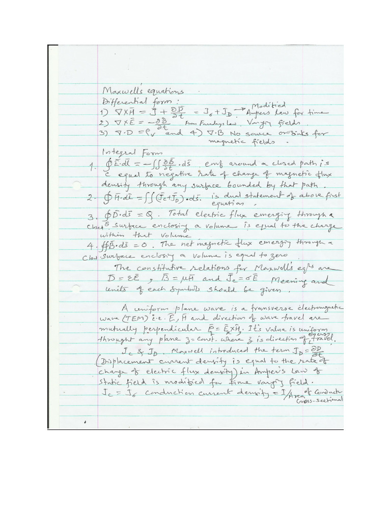 Em III Revision Jan25 | PDF