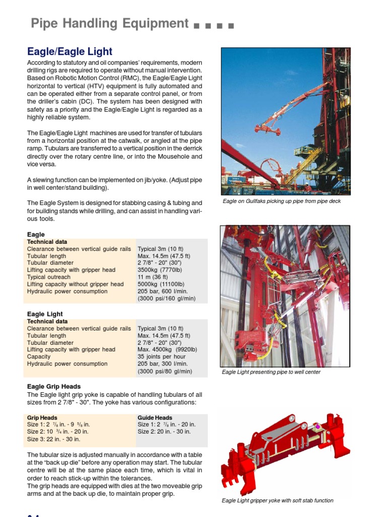 Automated Drill Pipe Handling Systems | PDF | Crane (Machine) | Elevator