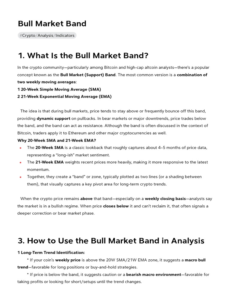 Bull Market Band | PDF | Market Trend | Financial Economics