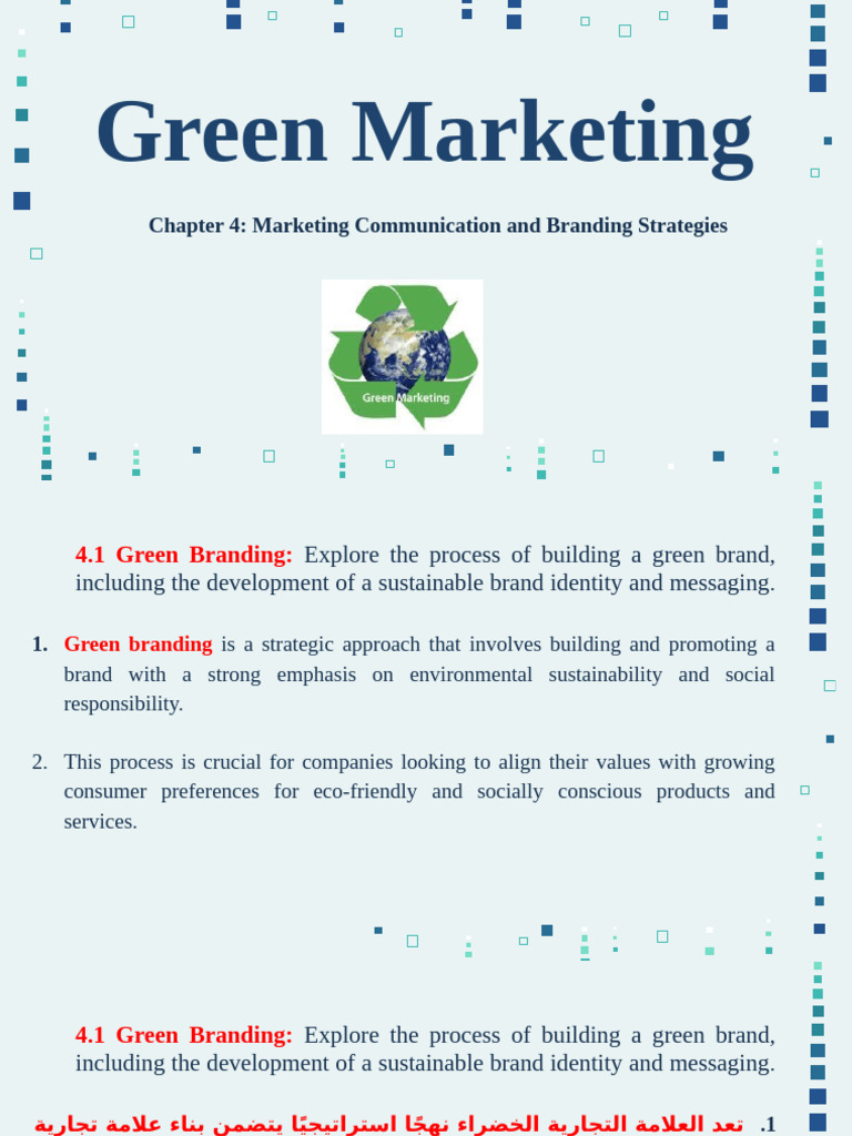Green Marketing Chapter 4 | PDF
