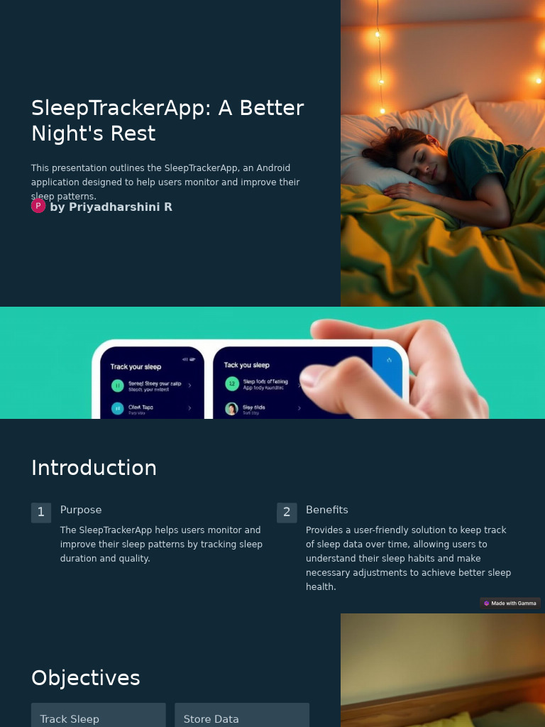 SleepTrackerApp A Better Nights Rest | PDF | Mobile App | Usability