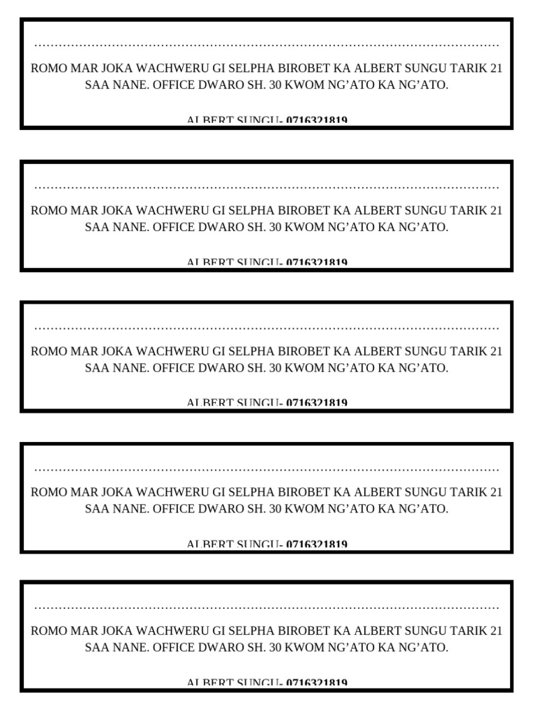 Luo Barua | PDF