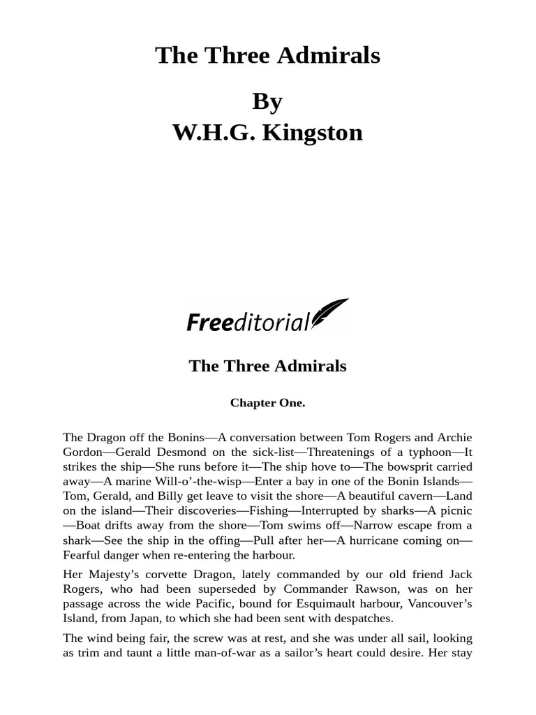 The Three Admirals | PDF | Ships | Sea