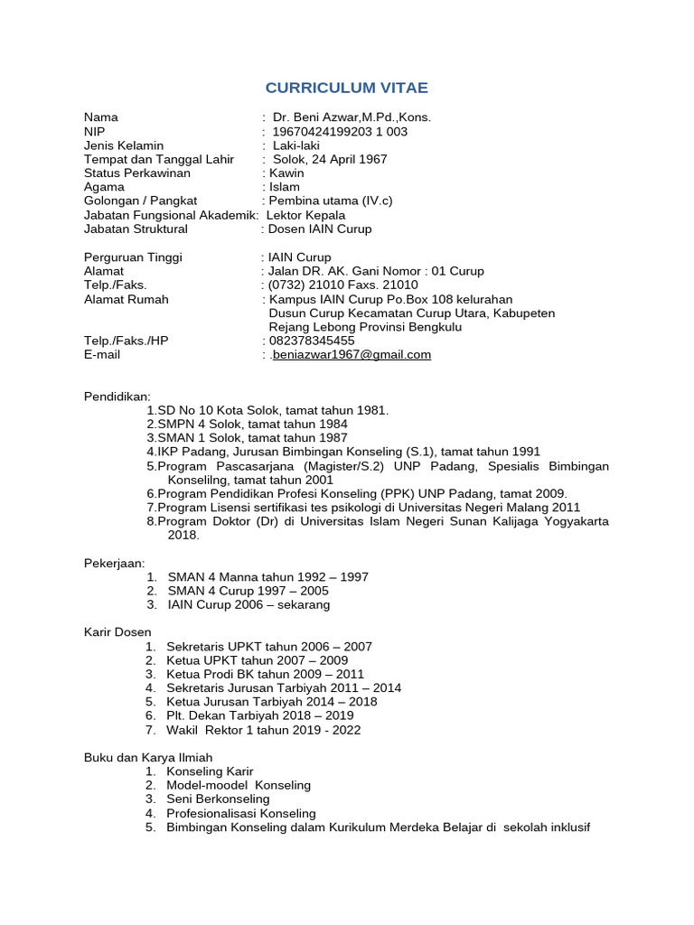 CV 2 | PDF