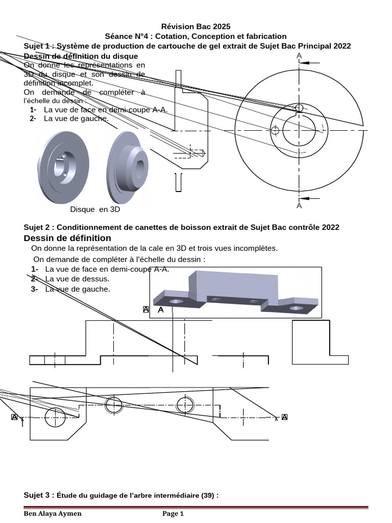 R visions Bac 2025 M canique PDF Ing nierie M canique Machine