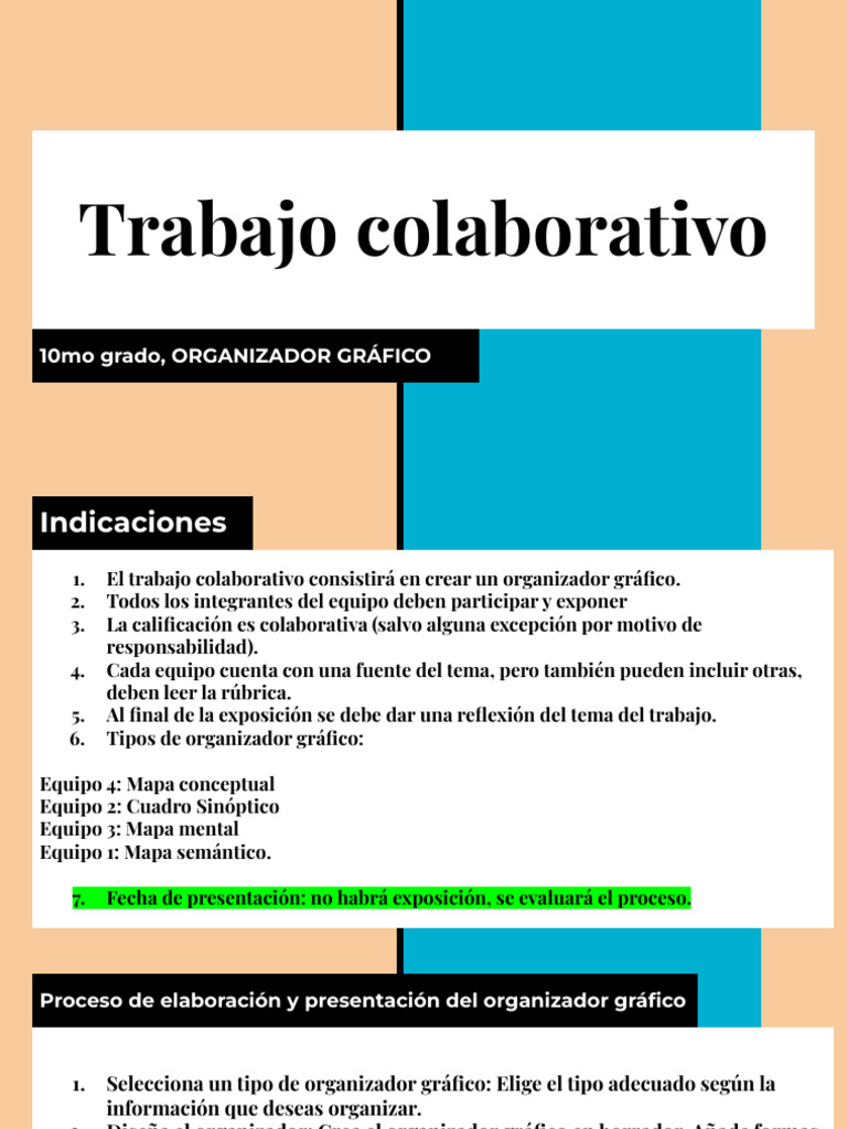 Organizador Gráfico para 10mo Grado | PDF