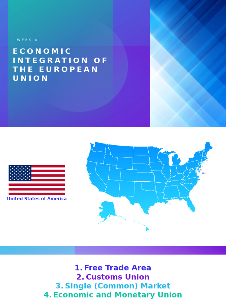 Week 4 - Economic Integration | PDF | European Union | Eurozone