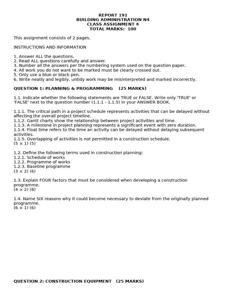 BA n4 Class Assignment 04 | PDF | Foundation (Engineering) | Leadership