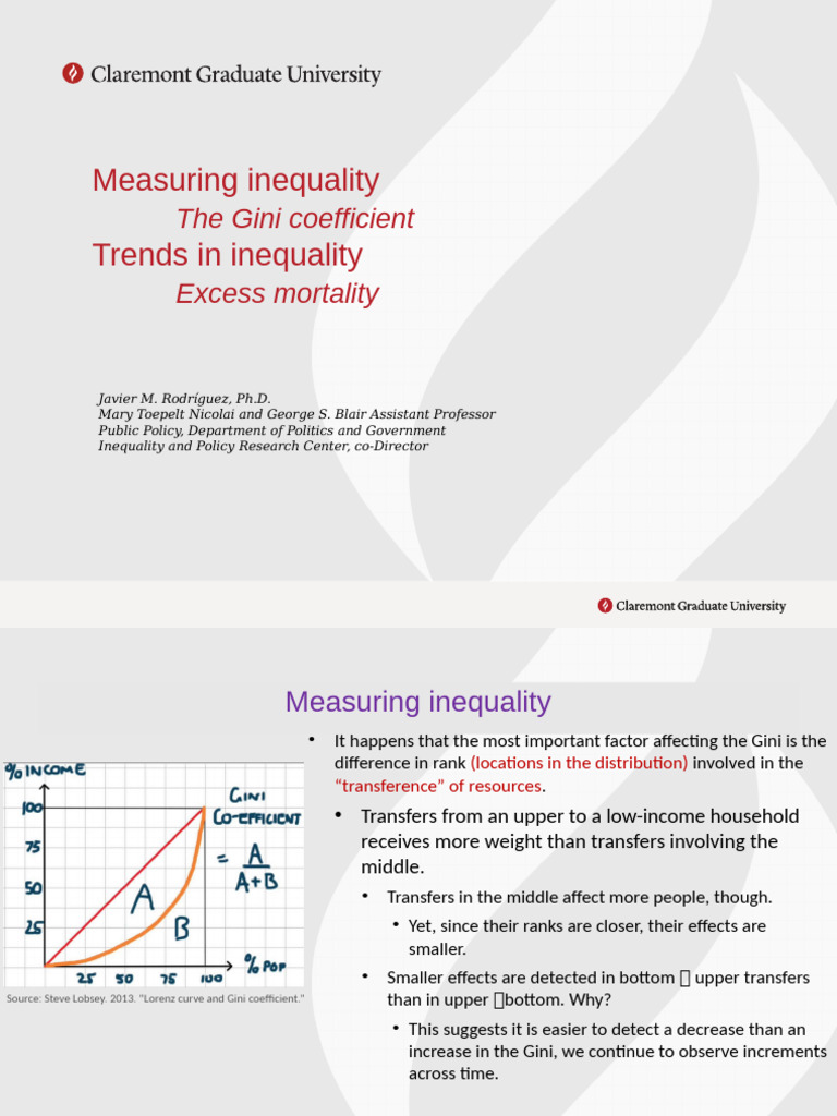 TNDY Inequality Class3 Summer | PDF | Gini Coefficient | Economic ...