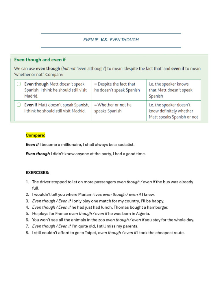 Even If | PDF