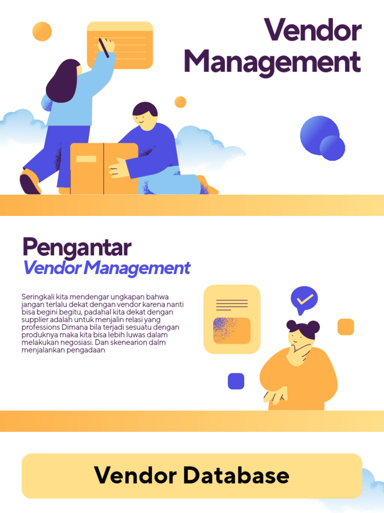 Manajemen Vendor dan Hubungan Strategis | PDF