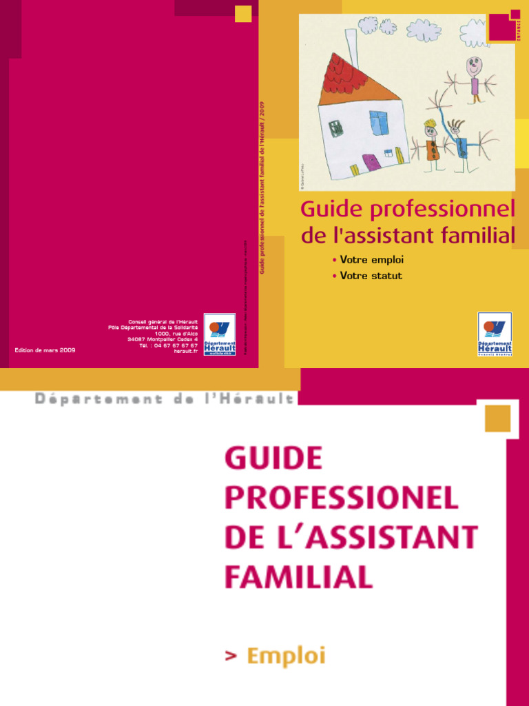 Guide professionnel de l'assistant familial | PDF | Emploi | Travail