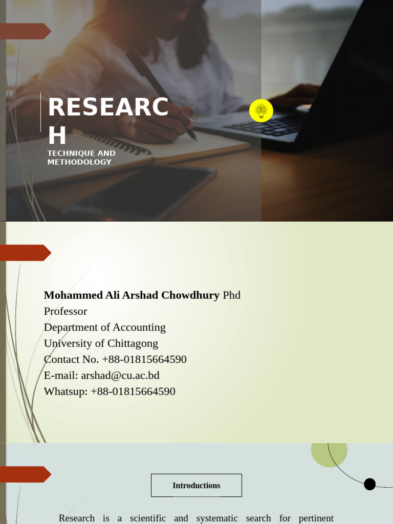 Research Technique and Methodology - Alternative | PDF | Hypothesis ...